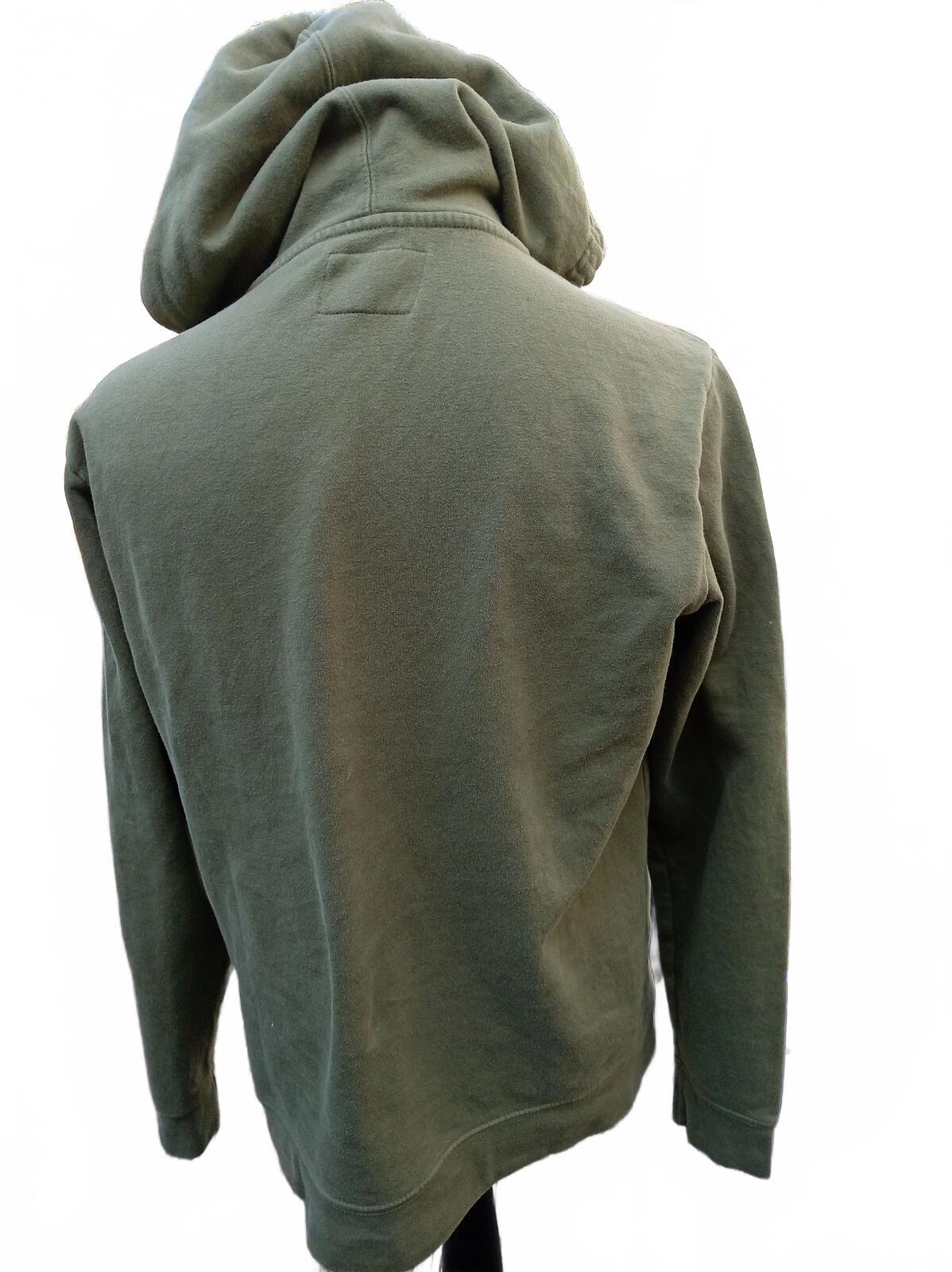 Champion Olive Green Hoodie with Front Pocket Large