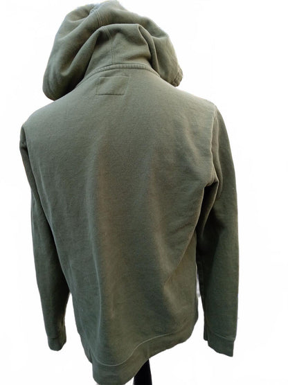 Champion Olive Green Hoodie with Front Pocket Large