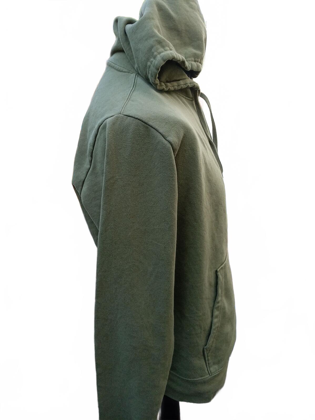 Champion Olive Green Hoodie with Front Pocket Large