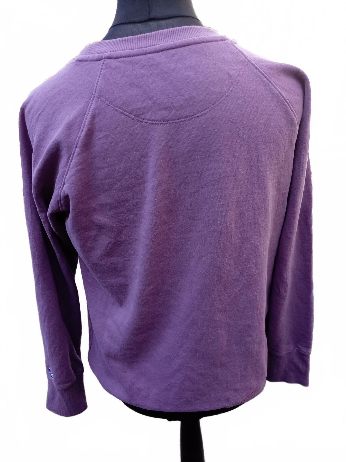 Champion Purple Crewneck Sweatshirt Large