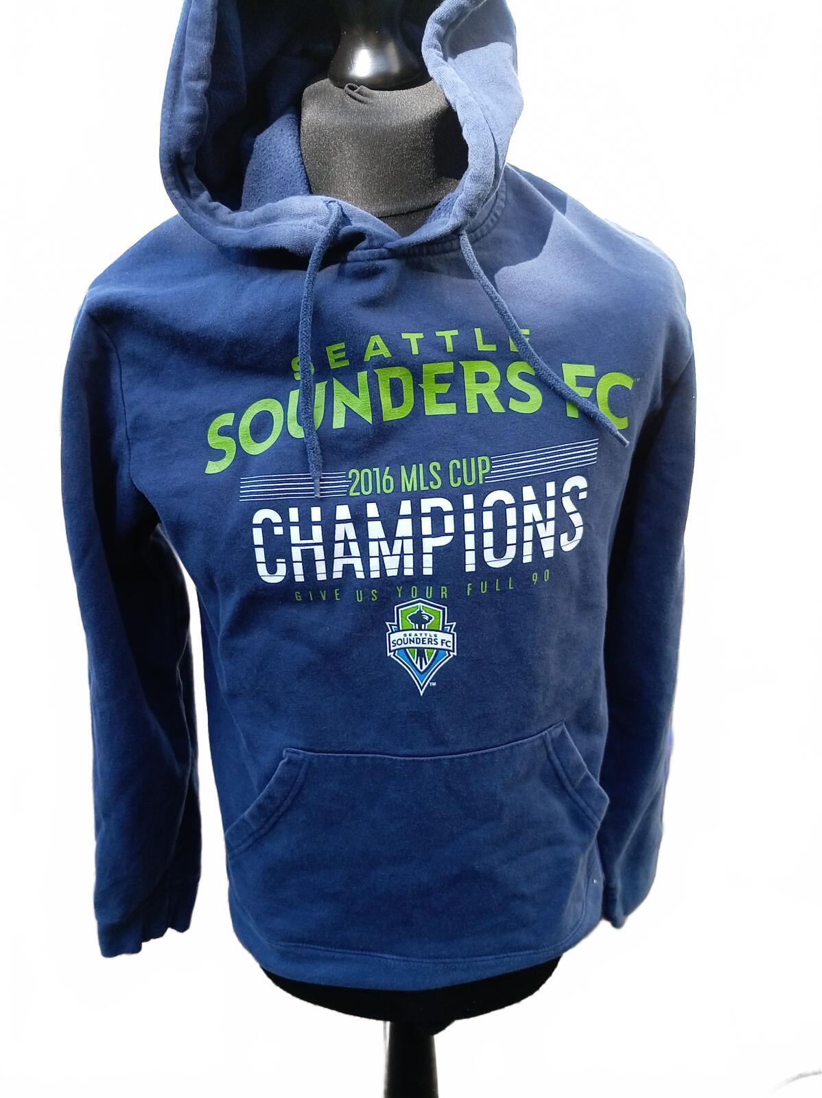 Seattle Sounders FC – 2016 MLS Cup Champions Hoodie – Rare - Medium