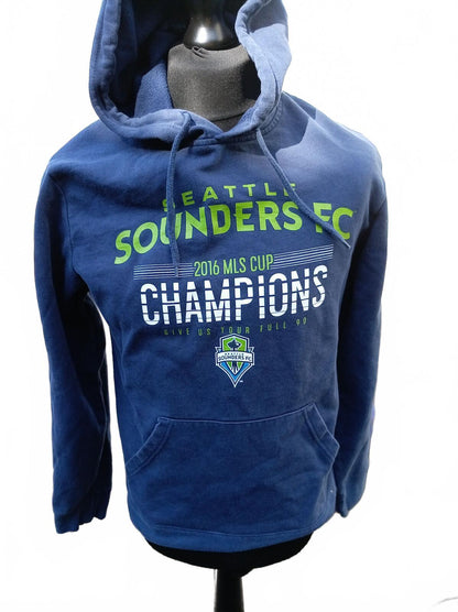 Seattle Sounders FC – 2016 MLS Cup Champions Hoodie – Rare - Medium