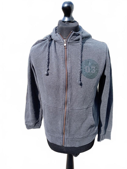 Authentic Harley‑Davidson hoodie in grey, size L.