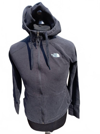 The North Face Ladies Black Full Zip Hoodie Jacket with Hood - Medium
