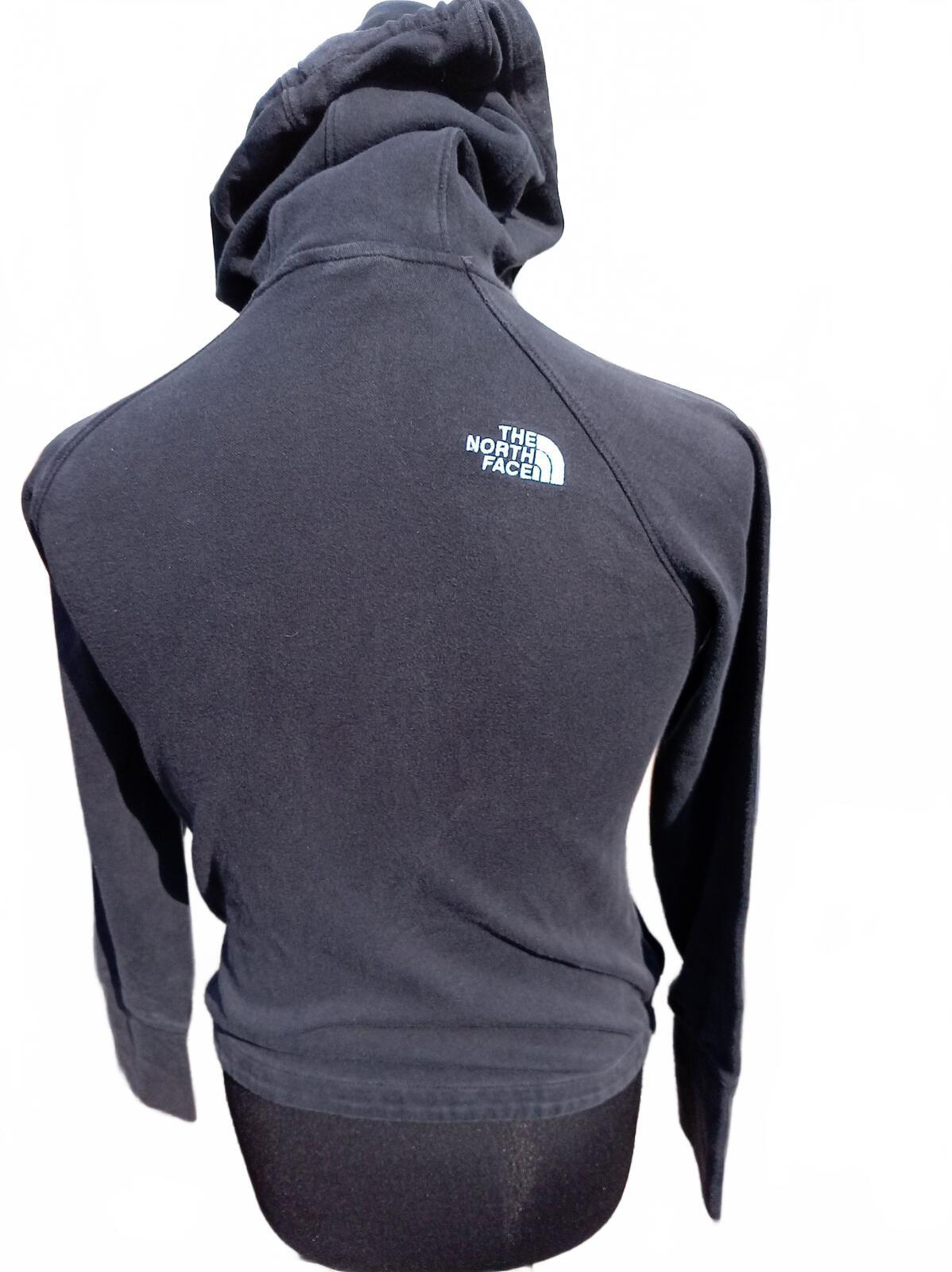 The North Face Ladies Black Full Zip Hoodie Jacket with Hood - Medium