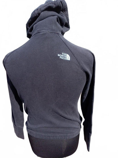 The North Face Ladies Black Full Zip Hoodie Jacket with Hood - Medium