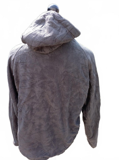 Beautiful Pre-Loved Champion Grey Hooded Zip-Up Jacket - XL
