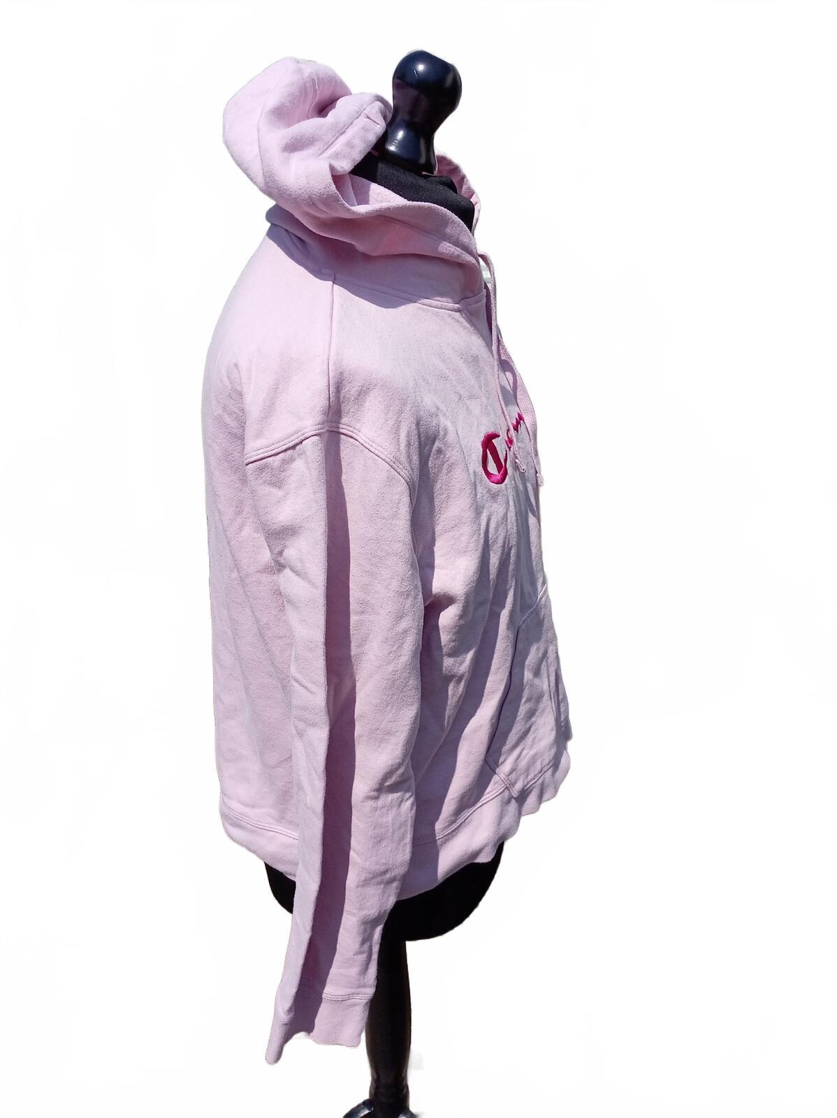 Champion Pink Hoodie Sweatshirt XL