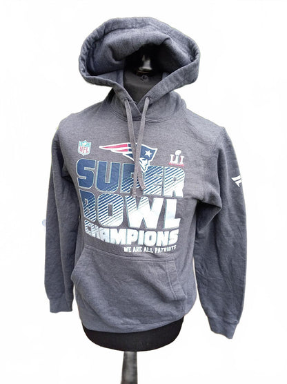 Official Fanatics NFL New England Patriots Super Bowl LI Champions Hoodie US M