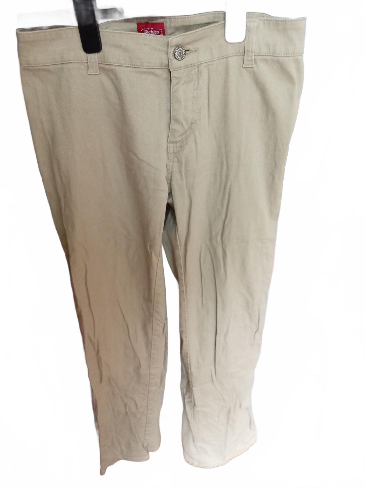 Genuine Dickies Size 7 Stretch Chinos - Khaki - W28 L31