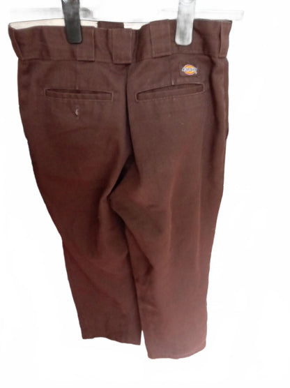 Dickies Work Pants Brown W28 L26