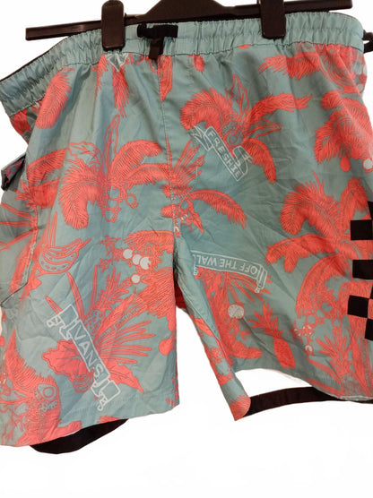 Vans Men's Swim Shorts with Tropical Print Large