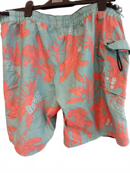 Vans Men's Swim Shorts with Tropical Print Large