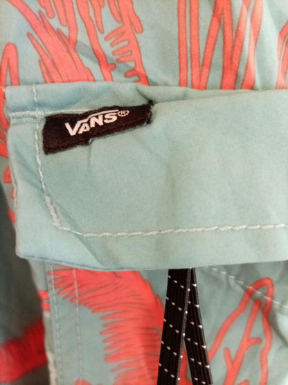Vans Men's Swim Shorts with Tropical Print Large