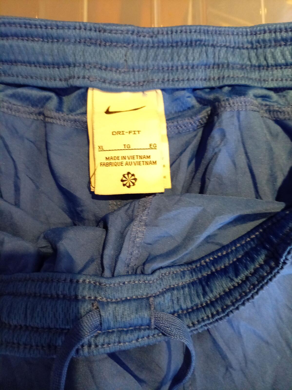 Nike Blue Dri-FIT Sports Shorts Size Extra Large