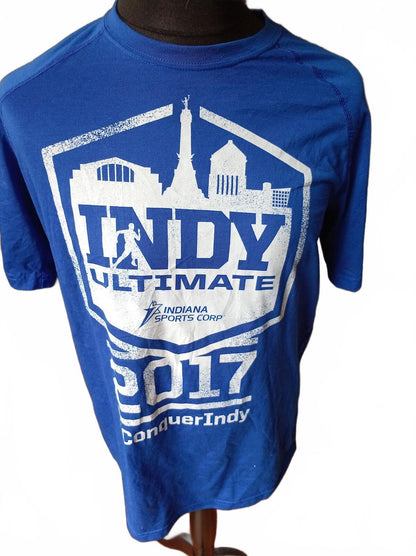 Adidas Indy Ultimate 2017 Blue T-Shirt - Large