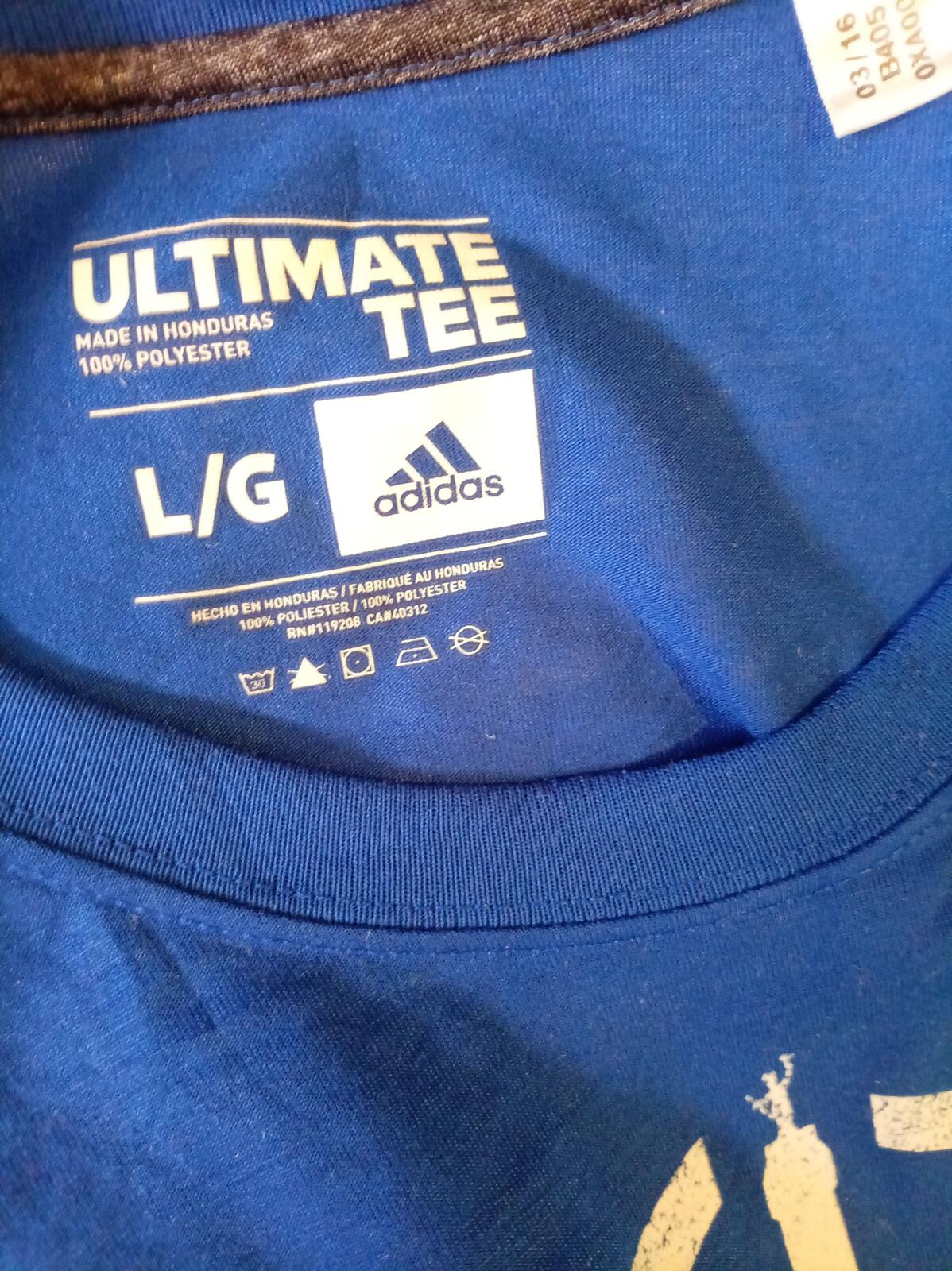 Adidas Indy Ultimate 2017 Blue T-Shirt - Large