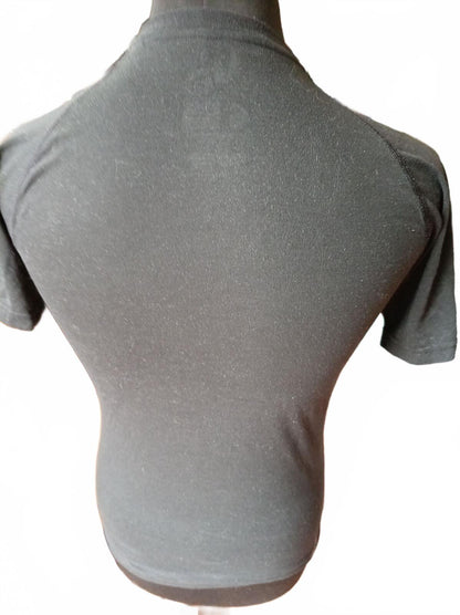 Adidas Ultimate Tee Black Polyester T-Shirt Small