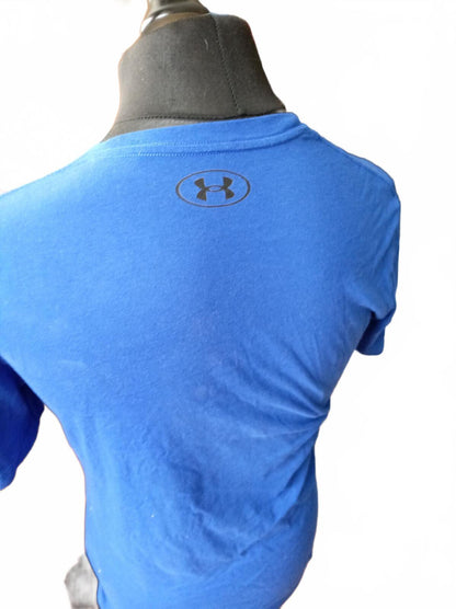 Under Armour Blue Short Sleeve T-Shirt - Small