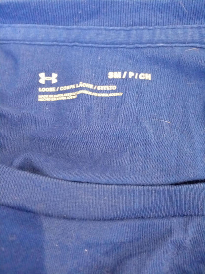 Under Armour Blue Short Sleeve T-Shirt - Small
