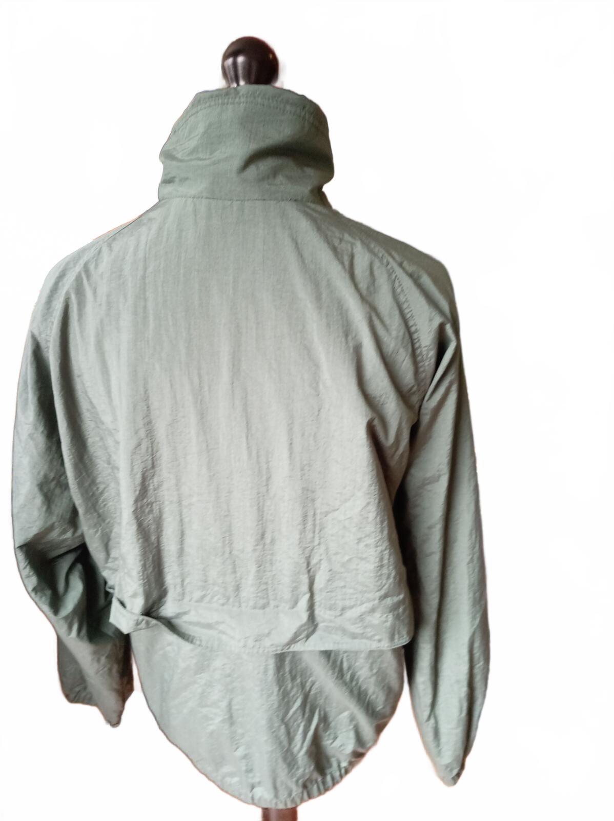 Dockers Golf - Lightweight Green Jacket with High Collar and Zip Closure - Large