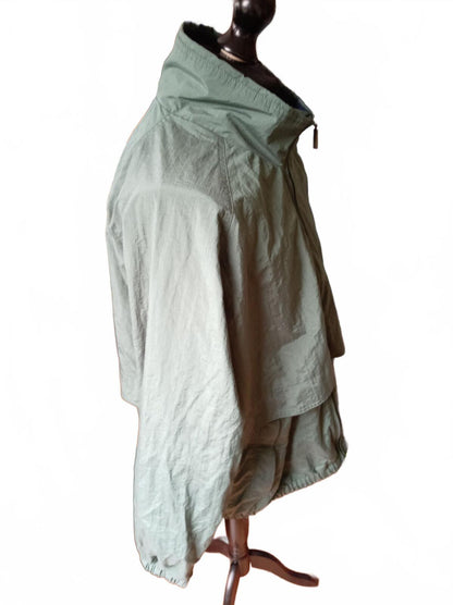 Dockers Golf - Lightweight Green Jacket with High Collar and Zip Closure - Large
