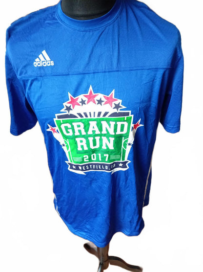 Adidas Westfield Grand Run 2017 Blue Sports T-Shirt - Medium