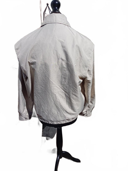Dockers - Light Beige Casual Zip-Up Jacket - Medium