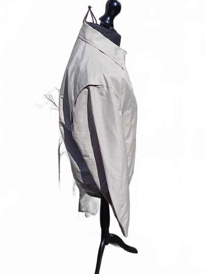 Dockers - Light Beige Casual Zip-Up Jacket - Medium