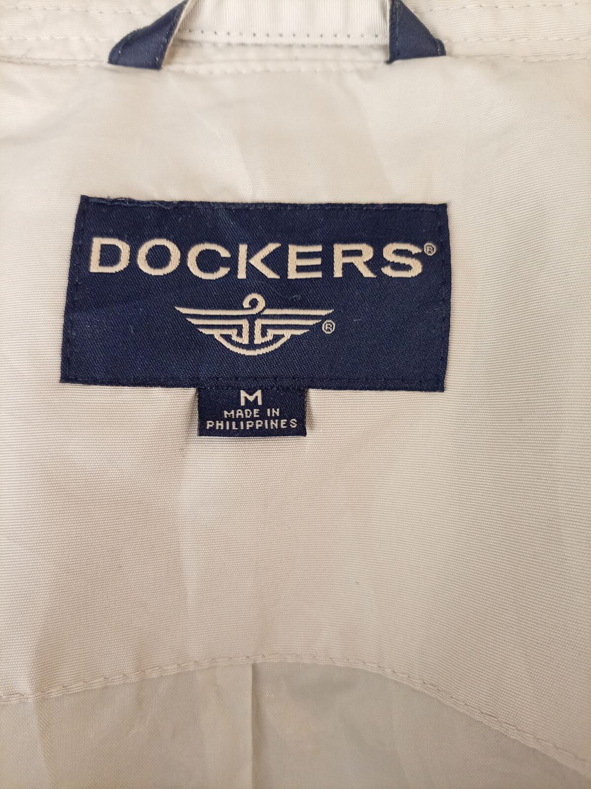 Dockers - Light Beige Casual Zip-Up Jacket - Medium