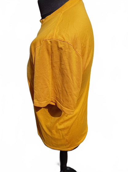 Nike Yellow Short Sleeve Sports T-Shirt - Large