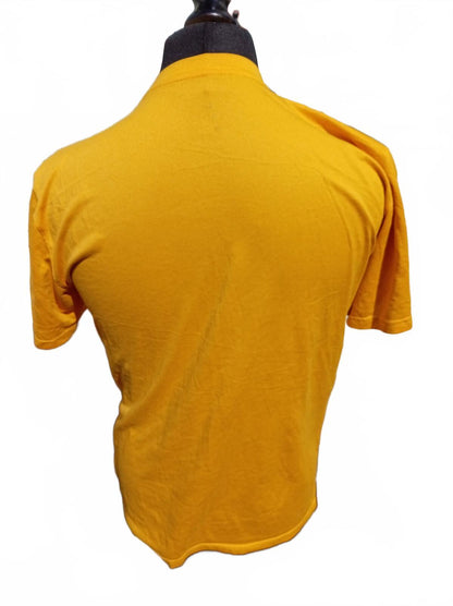 Nike Yellow Short Sleeve Sports T-Shirt - Large