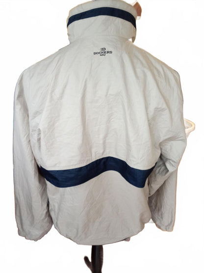 Vintage Dockers Golf Jacket - Lightweight Windbreaker - Retro 90s/Y2K Aesthetic