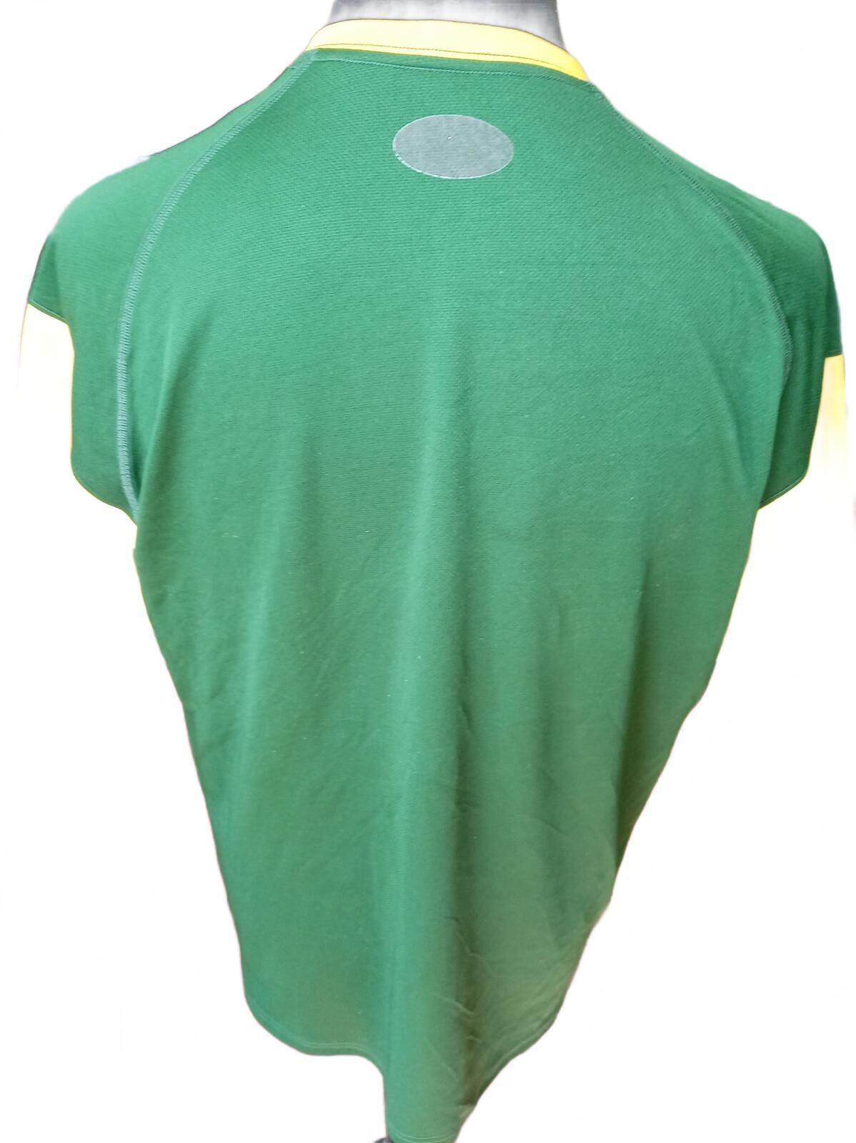 Under Armour St. Mark's Spartan Green and Yellow Sports T-Shirt - XL