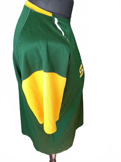 Under Armour St. Mark's Spartan Green and Yellow Sports T-Shirt - XL