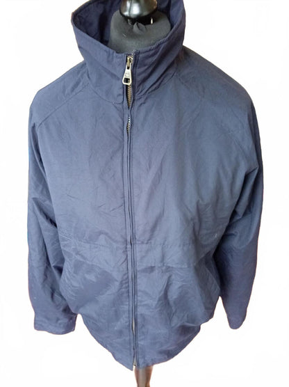Vintage 90s/Y2K Dockers Blue Windbreaker - Medium - Harrington Style Golf Jacket