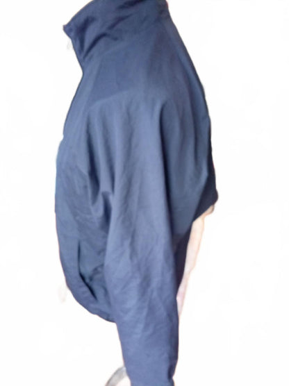 Vintage 90s/Y2K Dockers Blue Windbreaker - Medium - Harrington Style Golf Jacket