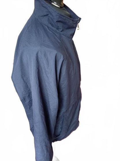 Vintage 90s/Y2K Dockers Blue Windbreaker - Medium - Harrington Style Golf Jacket