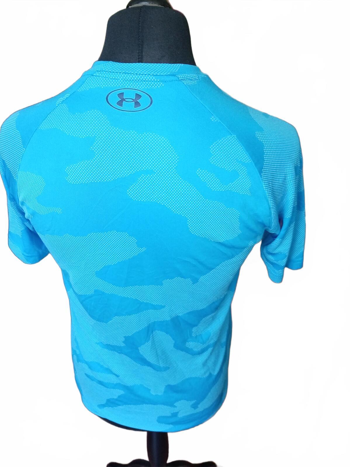 Under Armour Blue Camo Performance T-Shirt - Small