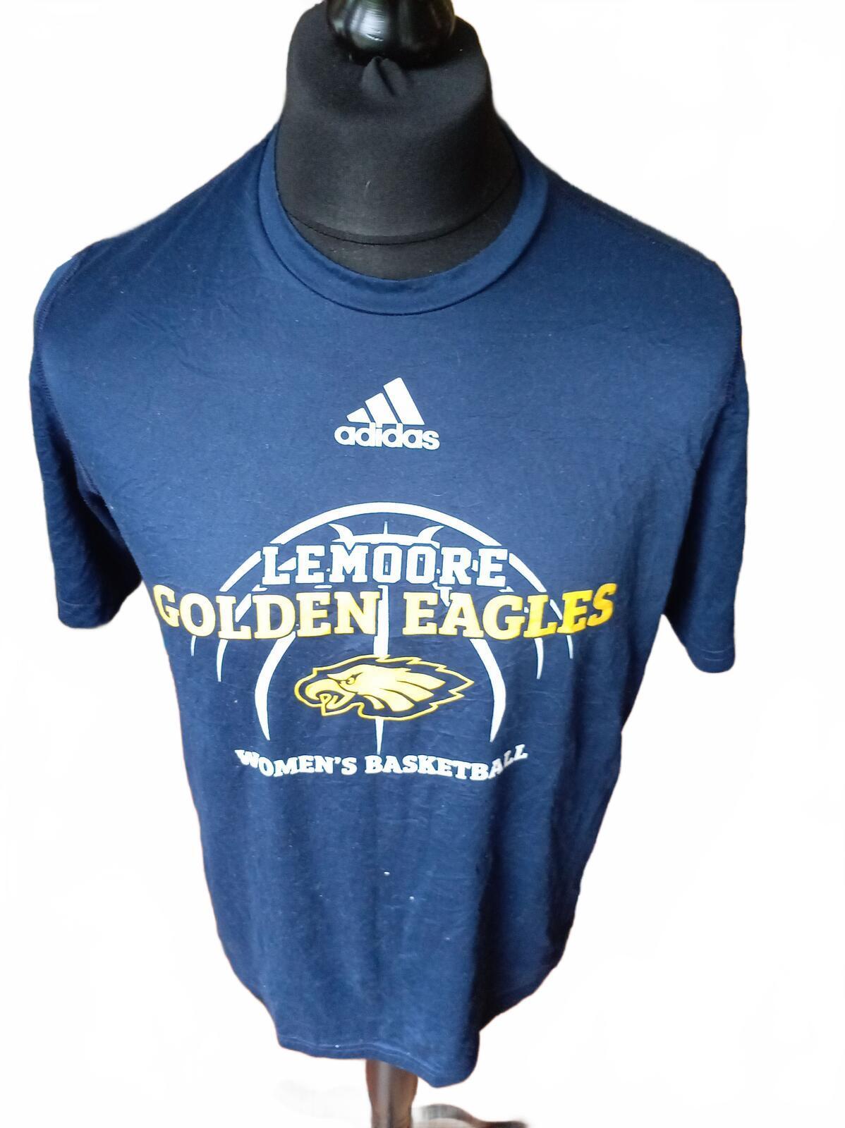 Adidas LeMoore Golden Eagles Women's Basketball Navy T-Shirt - Medium