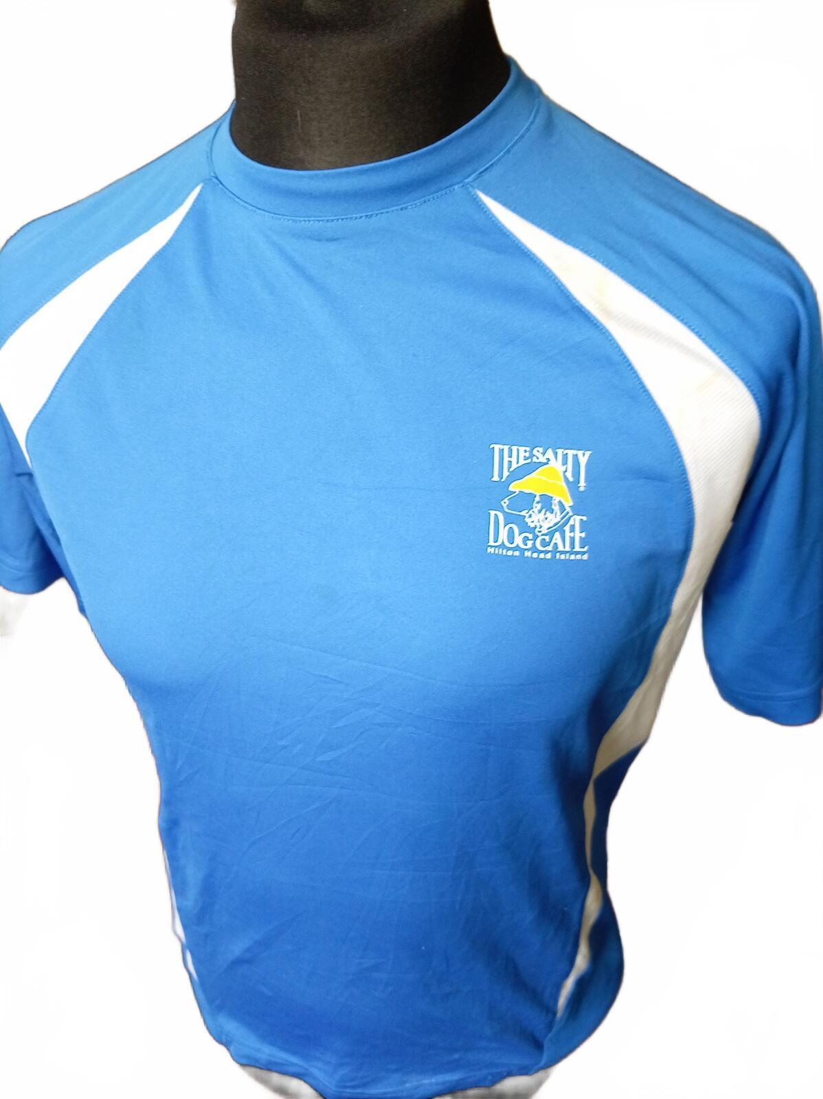 Champion Tee - The Salty Dog Cafe Blue and White Athletic T-Shirt