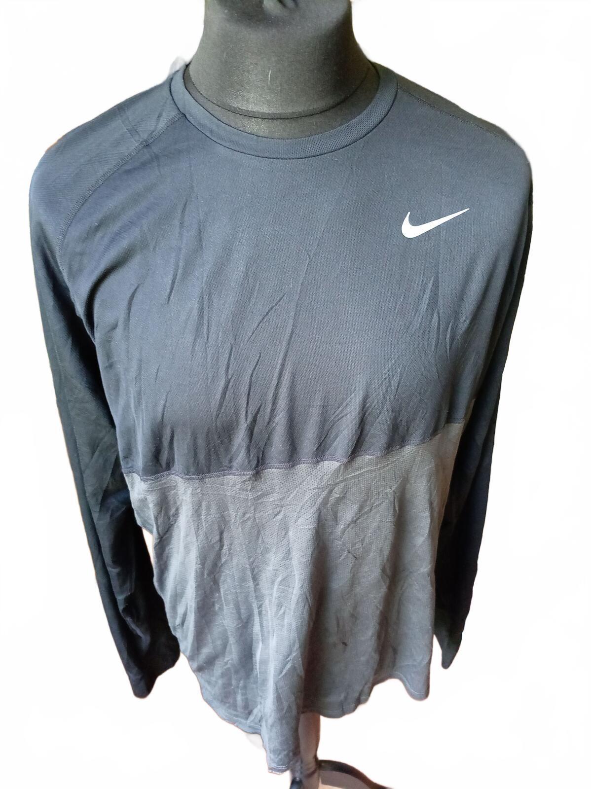 Nike Long Sleeve Two-Tone Athletic Dri Fit Shirt