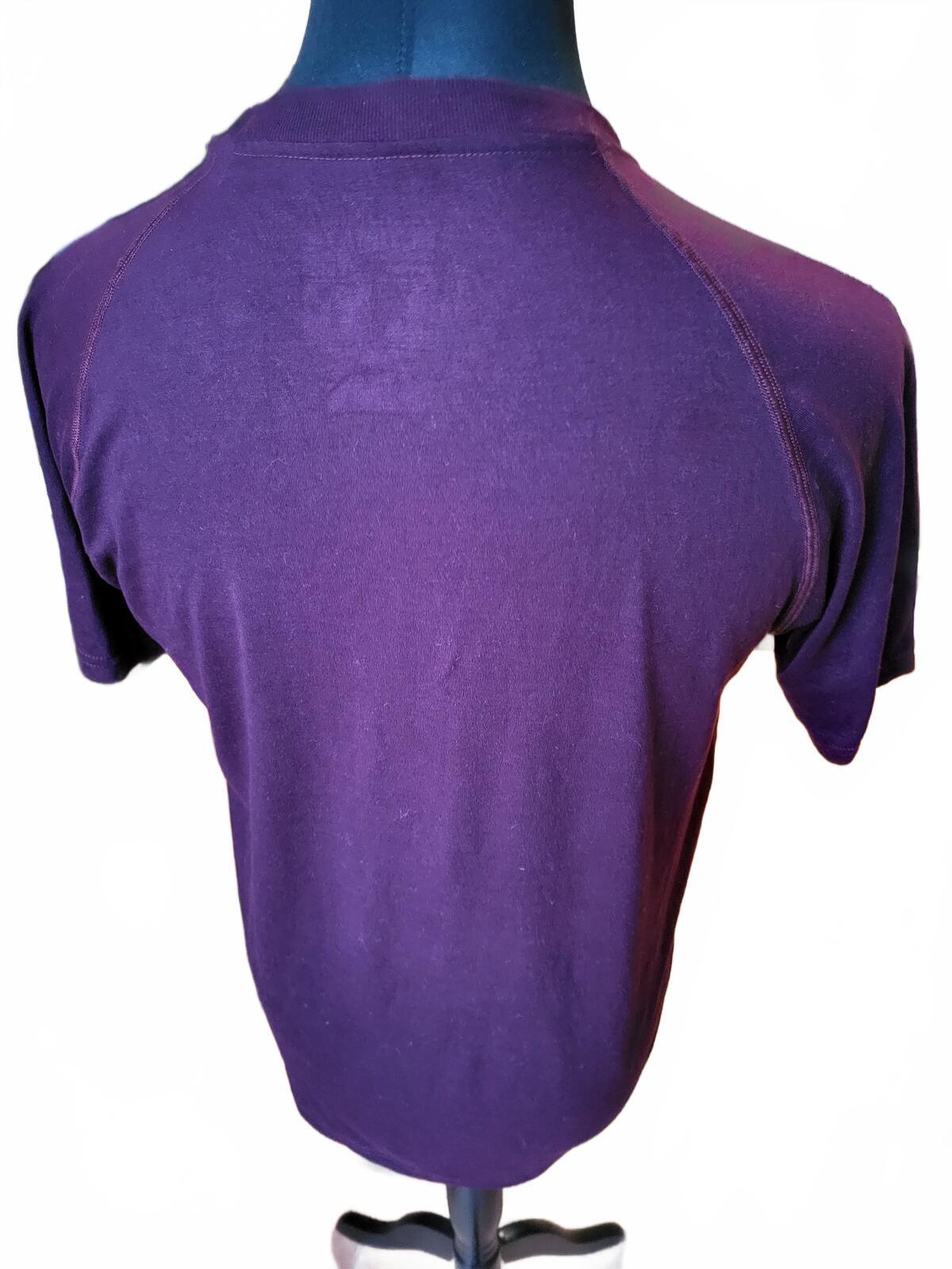 Adidas Men's Purple Short Sleeve T-Shirt - Large