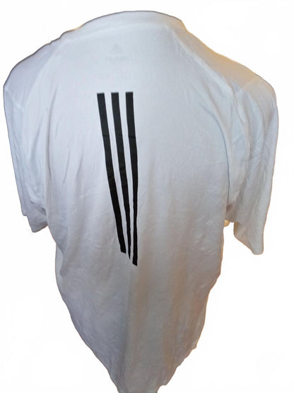 Adidas White Short Sleeve Sports T-Shirt XXL
