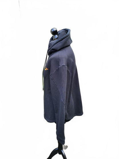 Kratos Sport Black Hoodie with Yellow Logo Embroidery - Extra Large