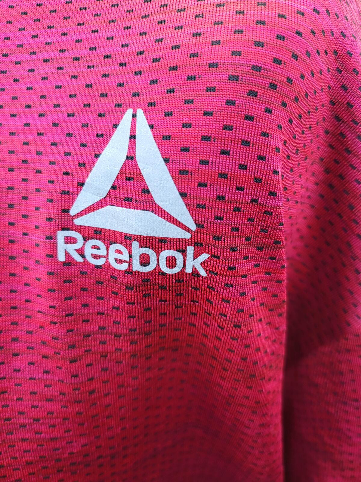 Reebok Crimson Red Heathered Performance Gym Tee - Men's 3XL - Training Shirt