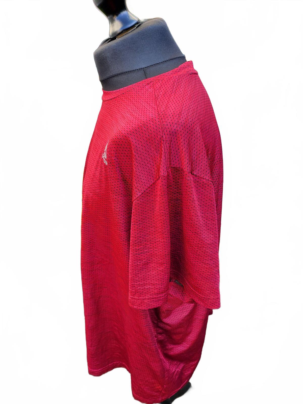 Reebok Crimson Red Heathered Performance Gym Tee - Men's 3XL - Training Shirt