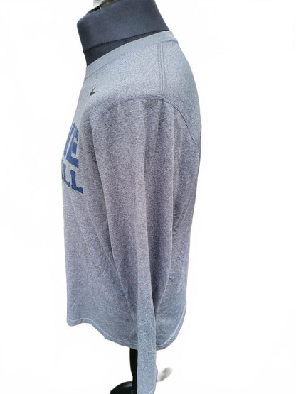 Nike Dri-FIT Boone Football Long Sleeve Training Top - Men's Medium - Gray