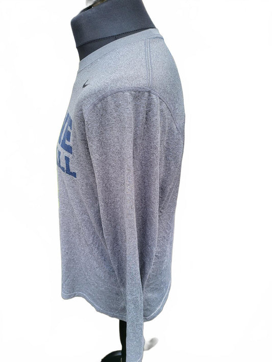 Nike Dri-FIT Boone Football Long Sleeve Training Top - Men's Medium - Gray