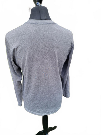 Nike Dri-FIT Boone Football Long Sleeve Training Top - Men's Medium - Gray